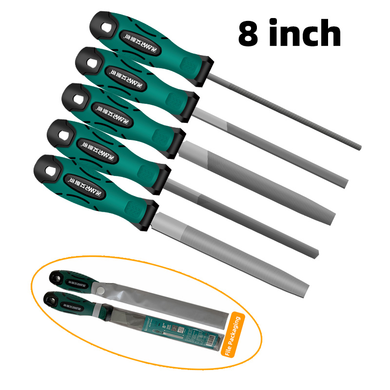 Woodworking Rasps And Files - AMR 8inch Metal Hand File Tool