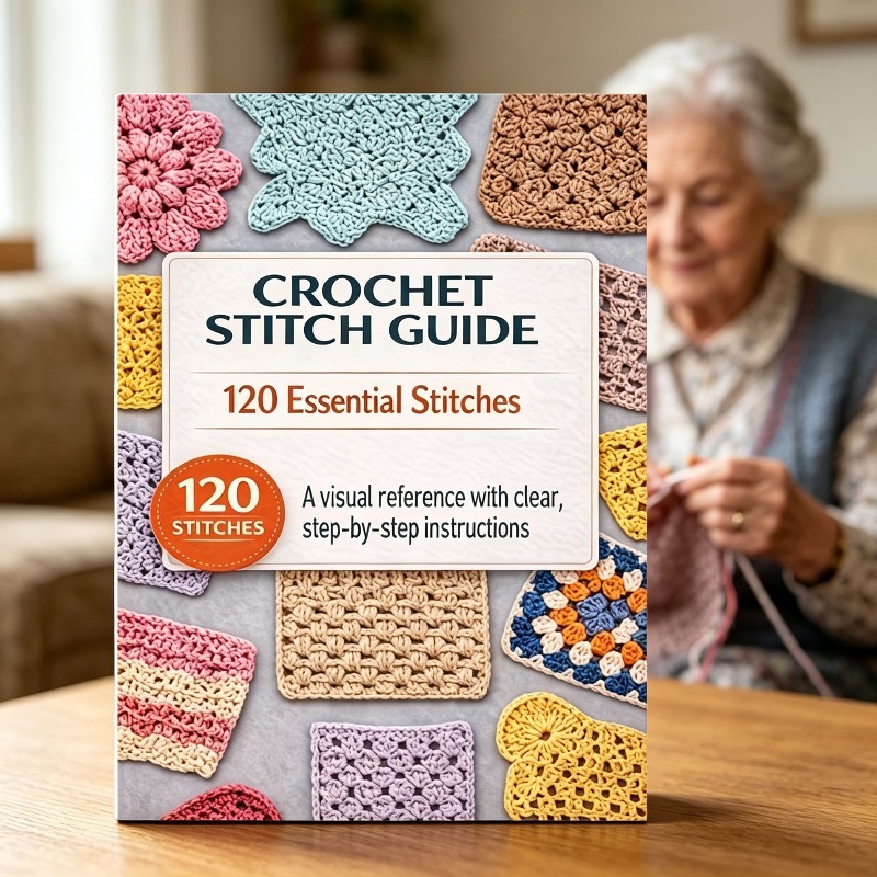 Woodworking Book - Complete Crochet Stitch Guide for Beginners