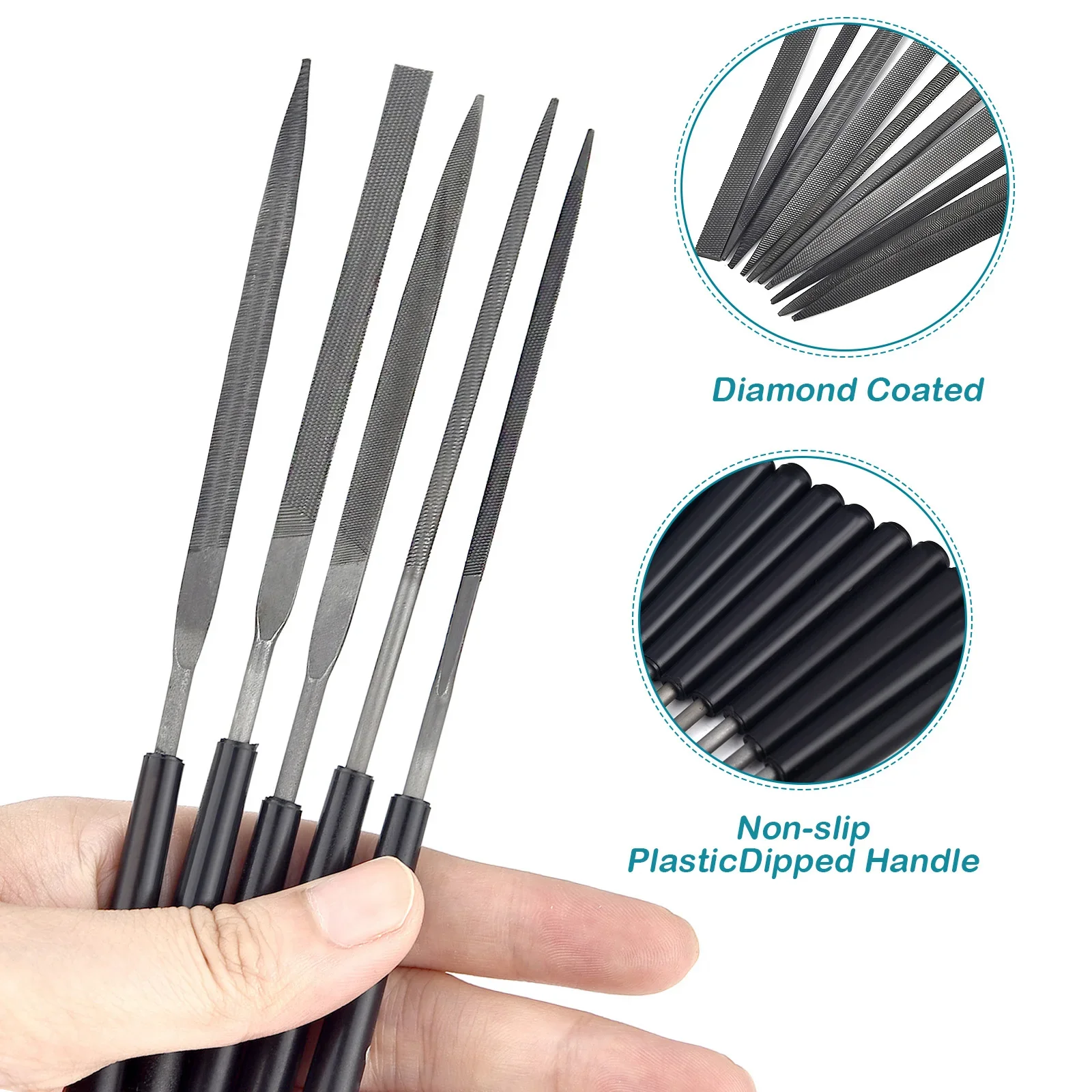 Woodworking Rasps And Files - 3/5/10pcs Needle File Set Metal Diamond