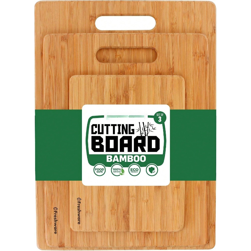 Bamboo Cutting Board Set 3 Woo - đánh giá và giá Woodworking Jobs