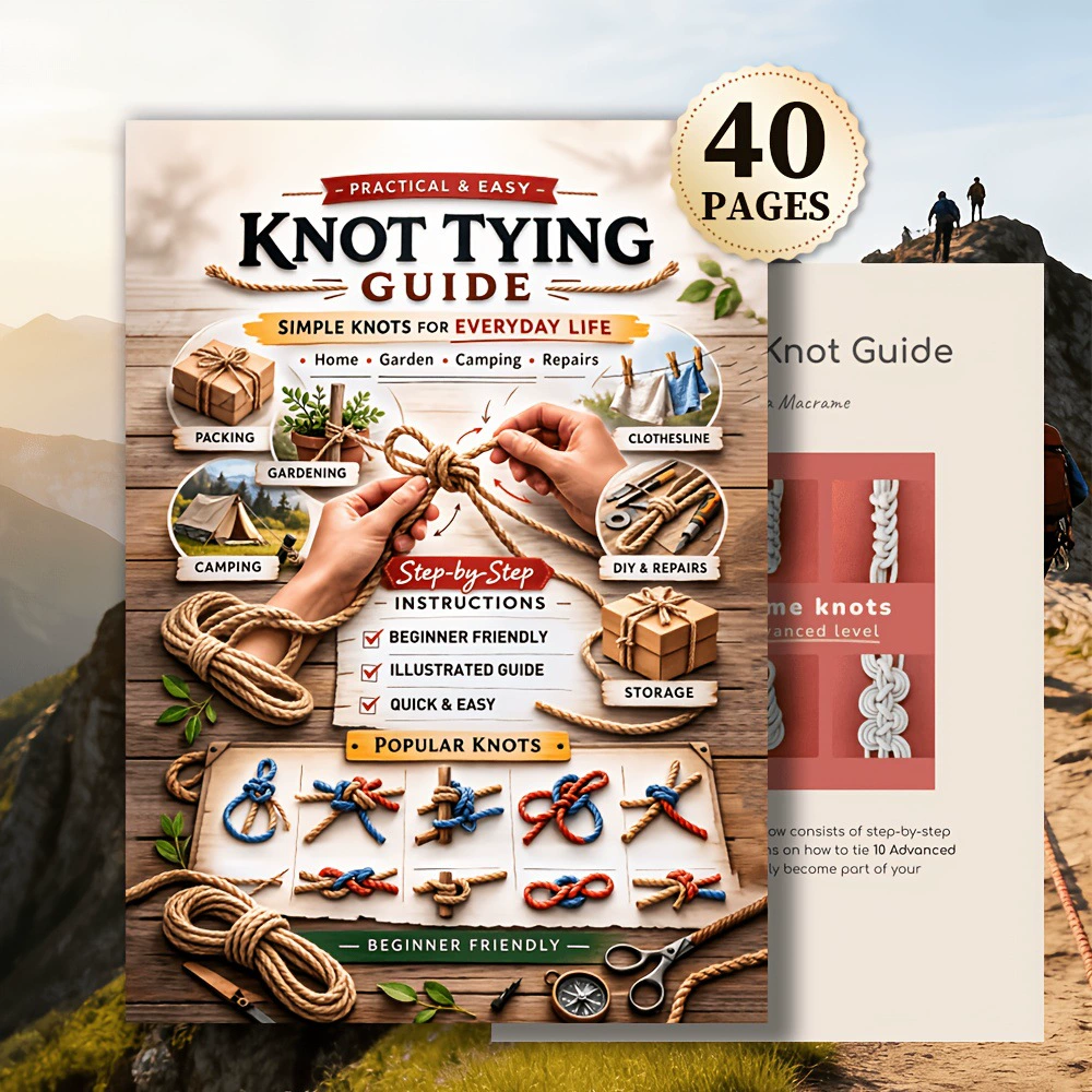 Knot Tying Guide Book Simple K - đánh giá và giá Woodworking Book