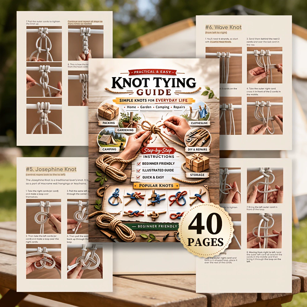Knot Tying Guide Book Simple K - đánh giá và giá Woodworking Book