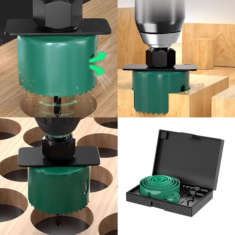 19/8/5PCS 19-127mm Hole Saw Cu - đánh giá và giá Woodworking Jobs