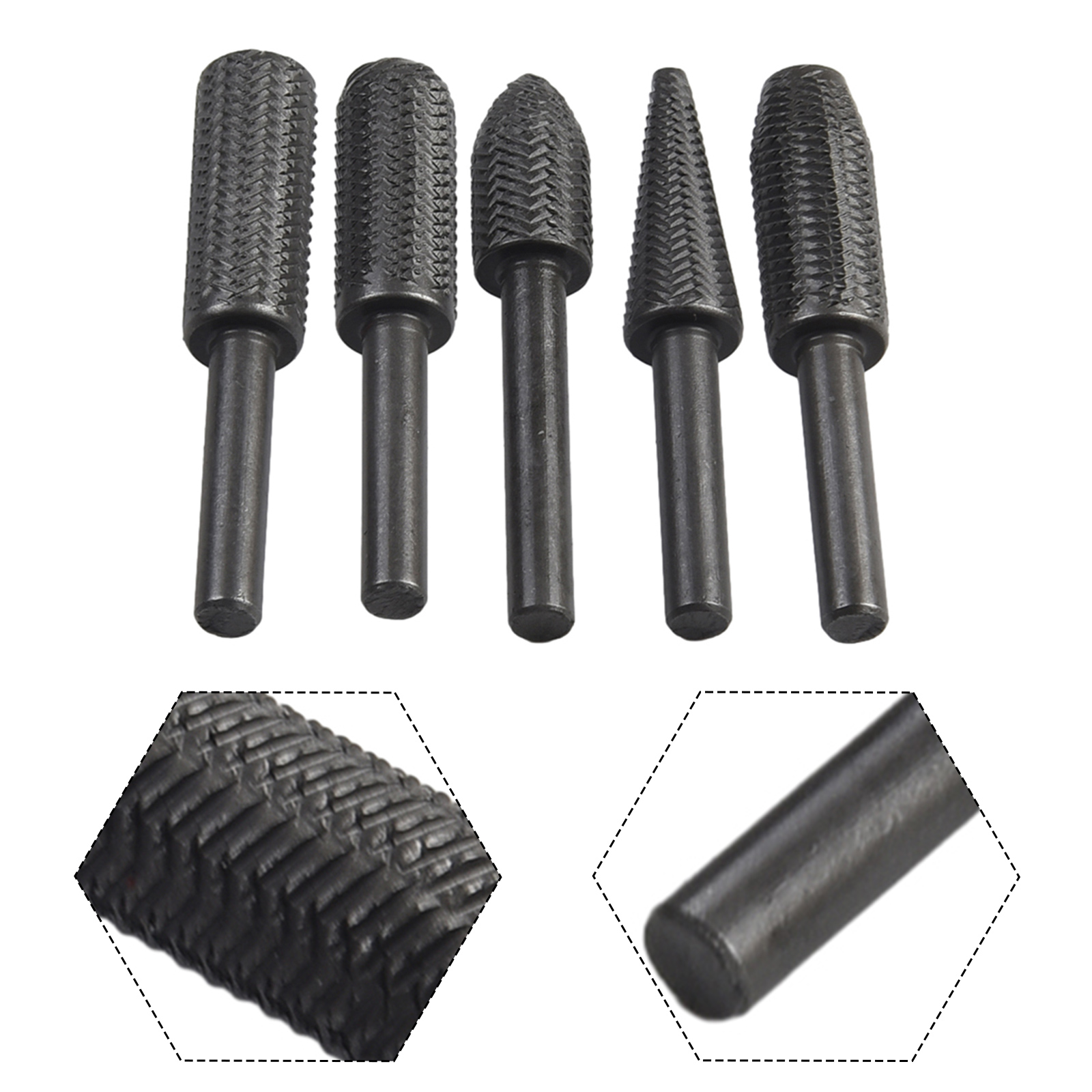 5Pcs Double Cut Rotary Rasp Fi - đánh giá và giá Woodworking Rasps And Files