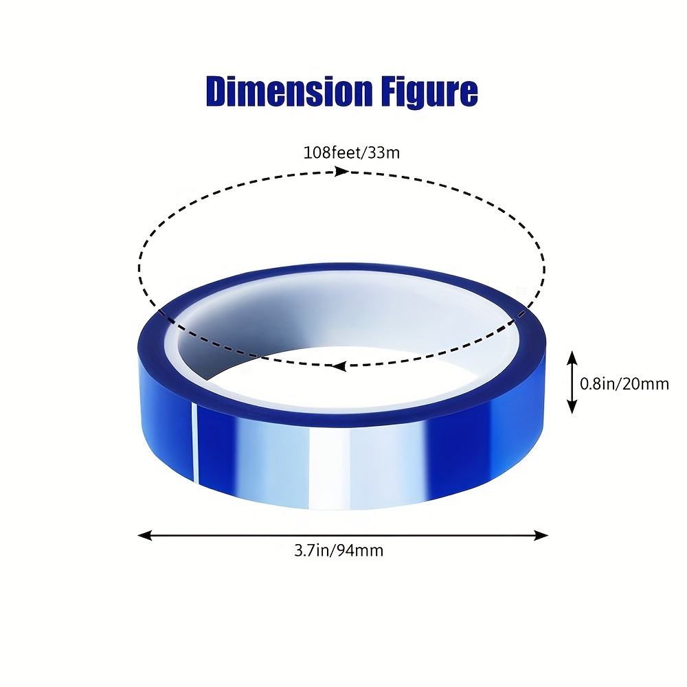 2 Roll Blue Heat Tape, High Te - đánh giá và giá Woodworking Blueprint