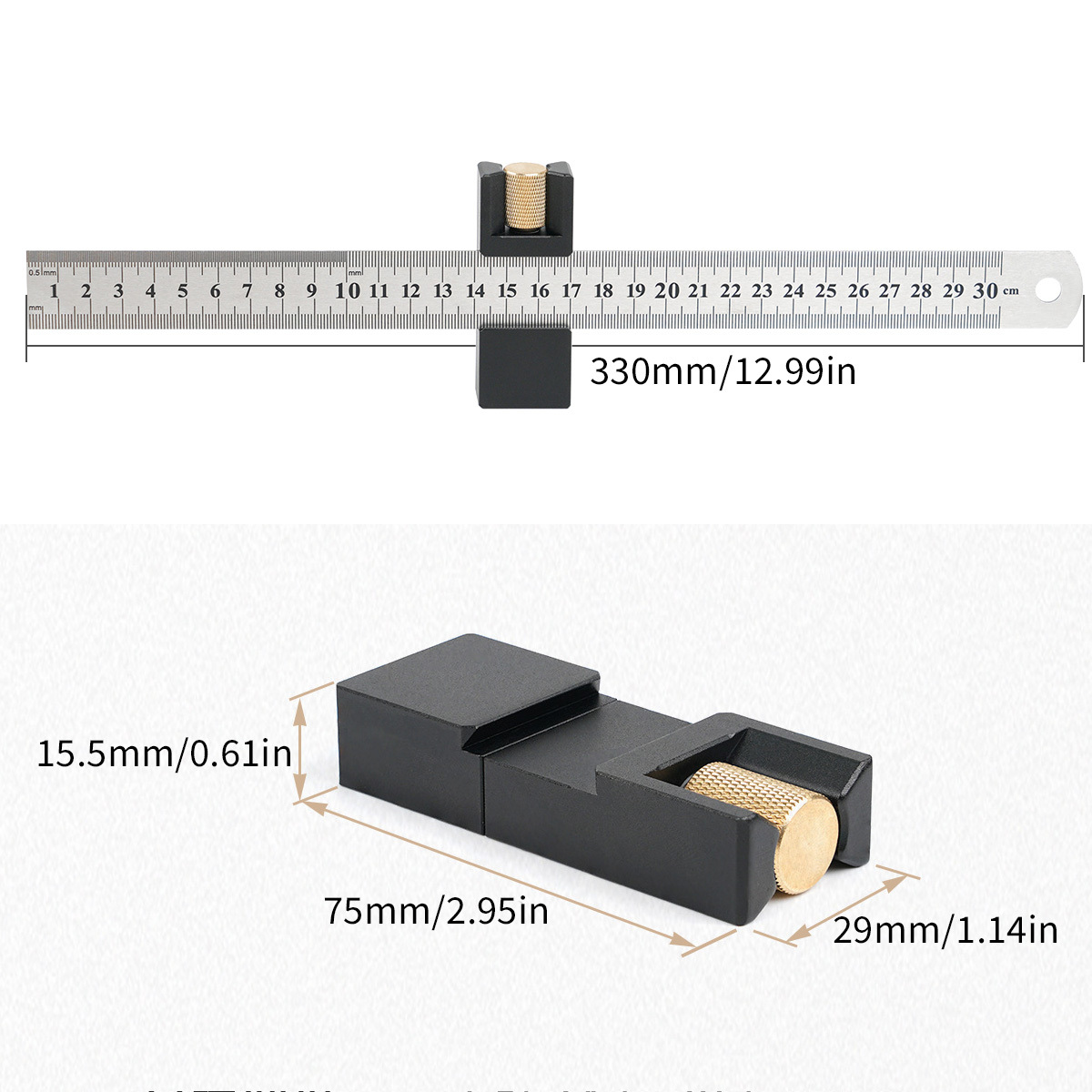 Heavy‑Duty Metal 45/90 Degree  - đánh giá và giá Woodworking Marking Gauge